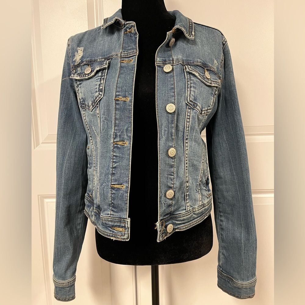 Aeropostale Cropped Jean Jacket